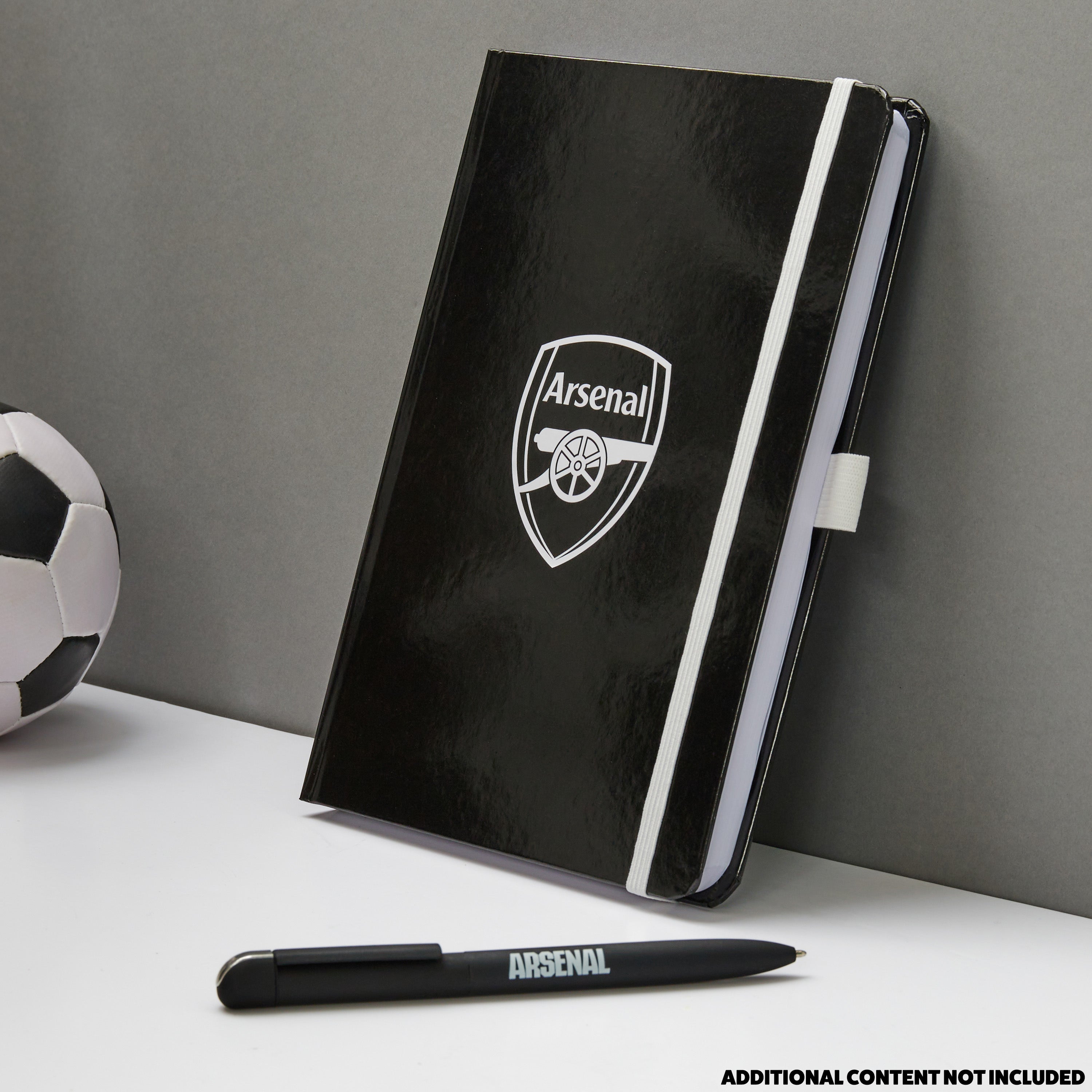 Arsenal Notebook Arsenal F.C. Supporters' Gear Stationery Set A4 Notebook & Pen - Mens ...