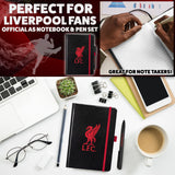 Liverpool F.C. Supporters' Gear Stationery Set A4 Notebook & Pen - LFC Gifts