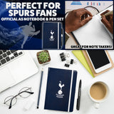 Tottenham Hotspur F.C. Supporters' Gear Stationery Set A4 Notebook & Pen - Gifts