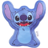 Disney Stitch 3D Plush Pillow Cushion for Sofa or Bed, Cute Kids Cuddle Cushion Soft Plushie Bedroom Accessories, Stitch Gifts for Kids (Blue Stitch, L34 x W32)