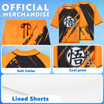 Get Trend Dragon Ball Z Swimsuit Set for Boys 2 Pcs with Swimming Trunks Marshall Rubble Chase Boys Rash Vest for Swimming Beach Trip Holiday Essentials - Get Trend