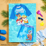 Get Trend Paw Patrol Swimsuit Set for Boys 2 Pcs with Swimming Trunks Marshall Rubble Chase Boys Rash Vest for Swimming Beach Trip Holiday Essentials - Get Trend