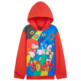 SONIC THE HEDGEHOG Hoodie for Boys Teens Shadow Knuckles Tails Warm Hooded Sweatshirt Jumper Casual Pullover