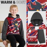 SONIC THE HEDGEHOG Hoodie for Boys Teens Shadow Knuckles Tails