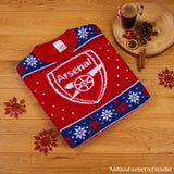 Arsenal F.C. Christmas Jumpers for Men Teenagers Warm Cosy Football Xmas Jumper