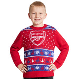 Arsenal F.C. Christmas Jumper Kids Teenagers Warm Cosy Football Xmas Jumper