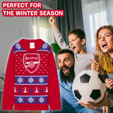 Arsenal F.C. Christmas Jumper Kids Teenagers Warm Cosy Football Xmas Jumper