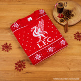 Liverpool FC Christmas Jumpers for Men Teenagers Warm Cosy Football Xmas Jumper - Get Trend