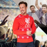 Liverpool FC Christmas Jumpers for Men Teenagers Warm Cosy Football Xmas Jumper - Get Trend