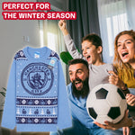 Manchester City FC Christmas Jumper Kids & Teenagers - Get Trend