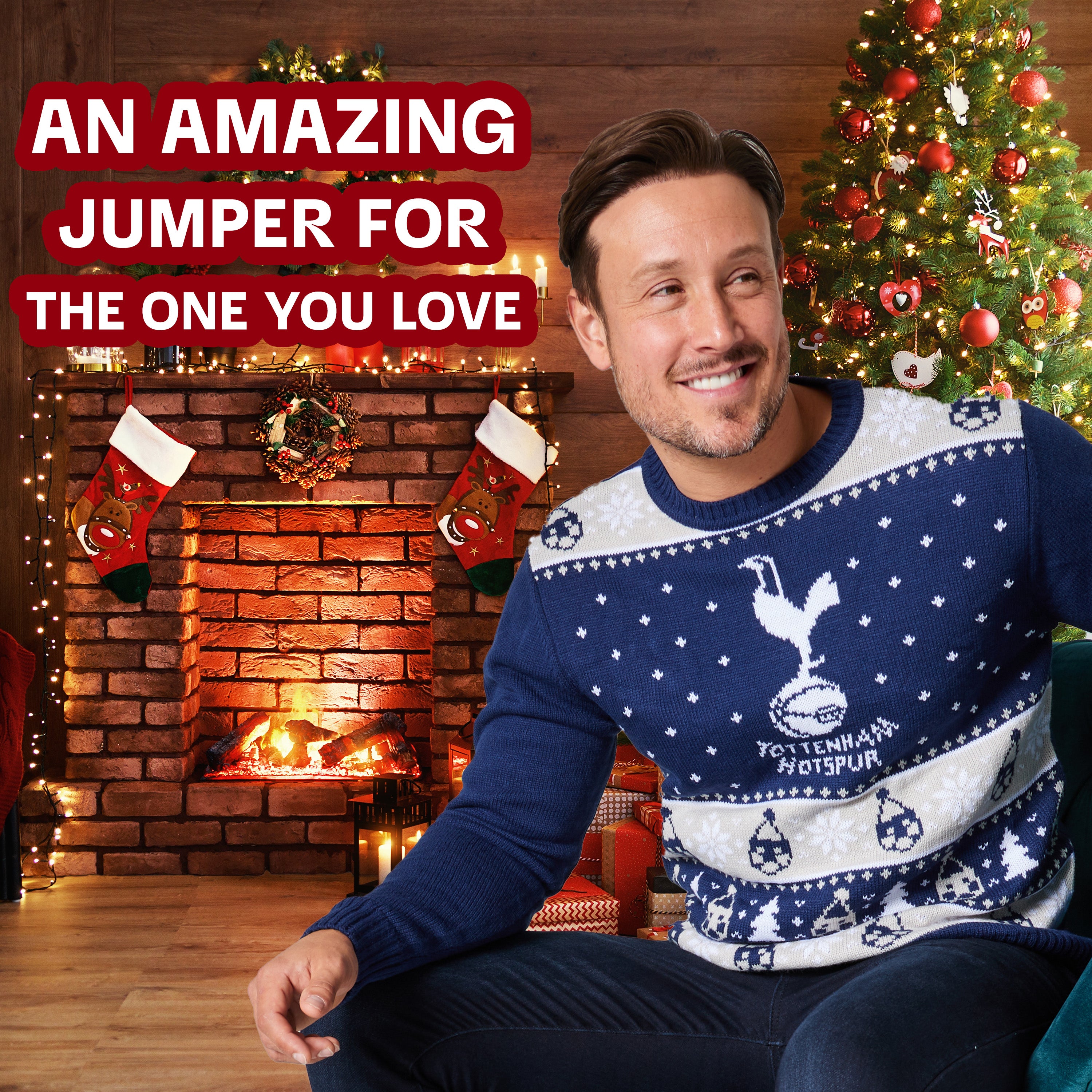 Tottenham Hotspur FC Christmas Jumpers for Men - Get Trend