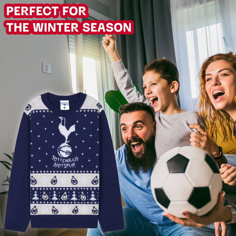 Tottenham Hotspur FC Christmas Jumper for Kids & Teenagers - Get Trend