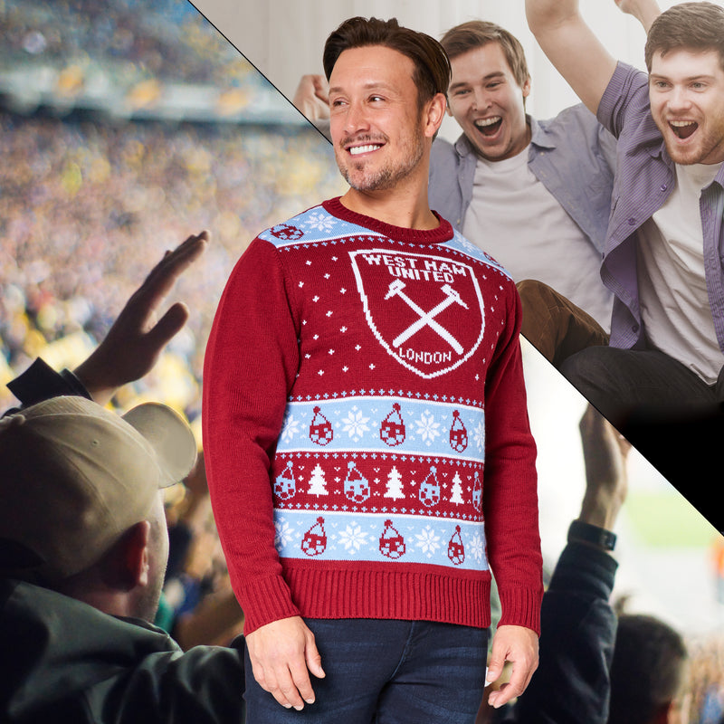 West Ham United FC Christmas Jumpers for Men - Get Trend
