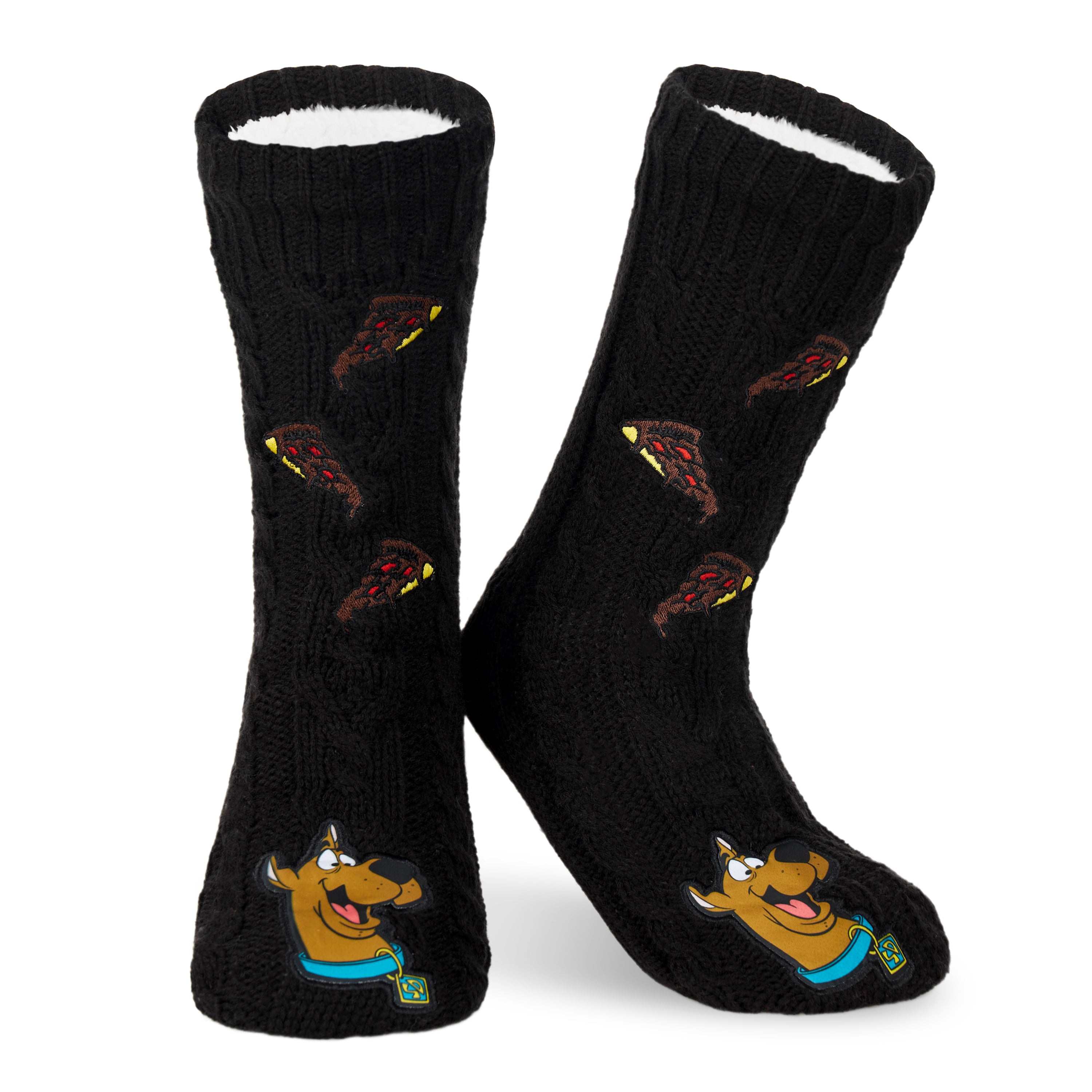 ScoobyDoo Black Slipper Socks Men 6