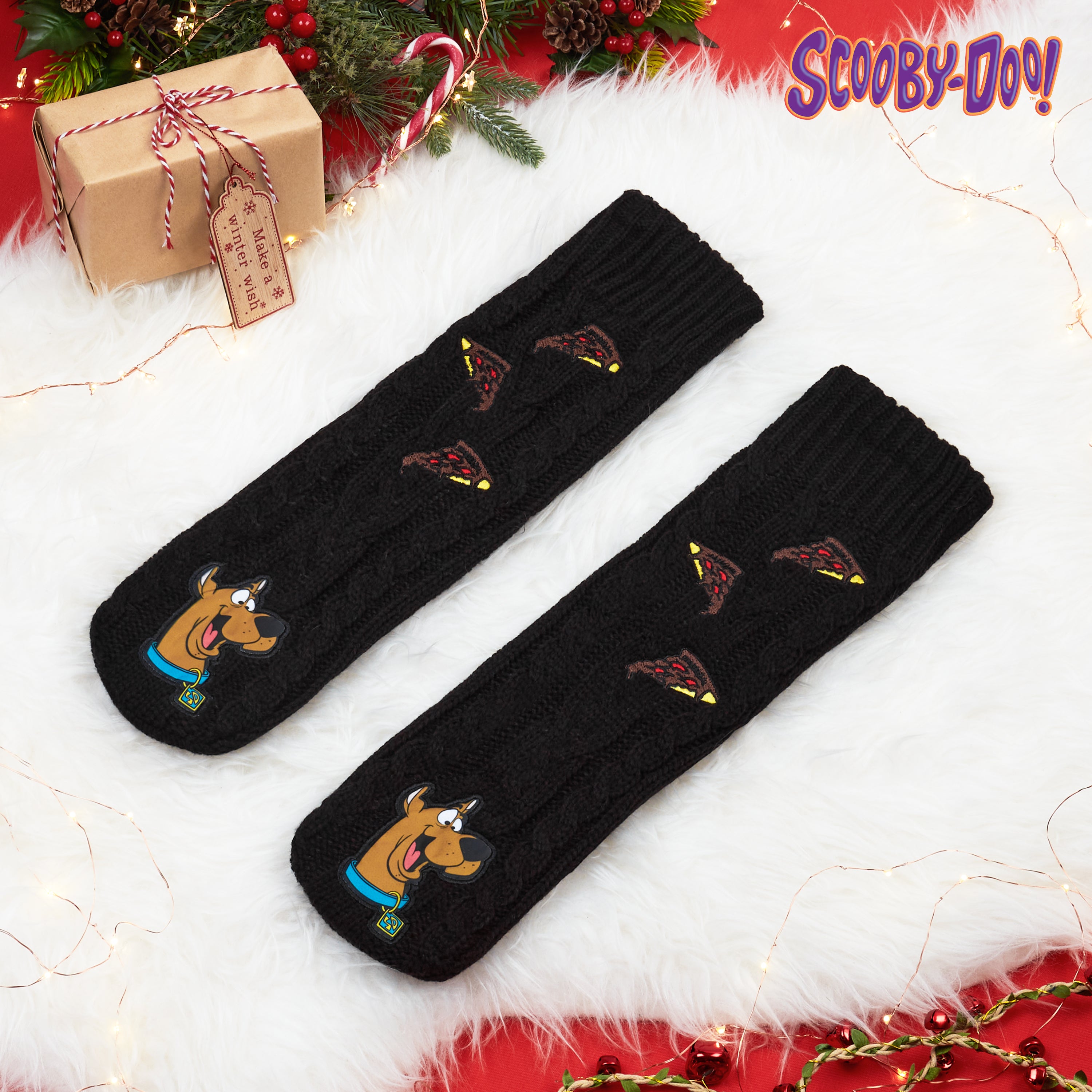 ScoobyDoo Black Slipper Socks Men 3