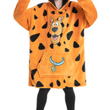 Scooby-Doo! Oversized Hoodie Blanket for Kids, Official Merchandise (Brown)