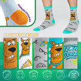 Scooby-Doo! Socks for Men & Teens UK Size 6.5-10.5, Pack of 5 - Get Trend