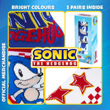 Sonic The Hedgehog Boys Socks, 5 Pack Crew Socks - Get Trend