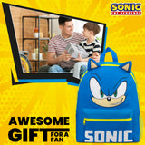 Sonic The Hedgehog School Bag Kids Backpack for Boys Blue, Kids Backpack - Get Trend