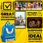 Sonic The Hedgehog School Bag Kids Backpack for Boys Blue, Kids Backpack - Get Trend