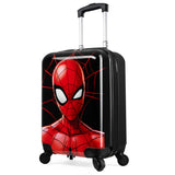 Marvel Spiderman Suitcase Kids Teens Hard Shell Luggage Travel Case 4 Wheels