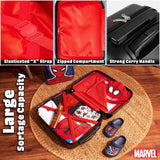 Marvel Spiderman Suitcase Kids Teens Hard Shell Luggage Travel Case 4 Wheels