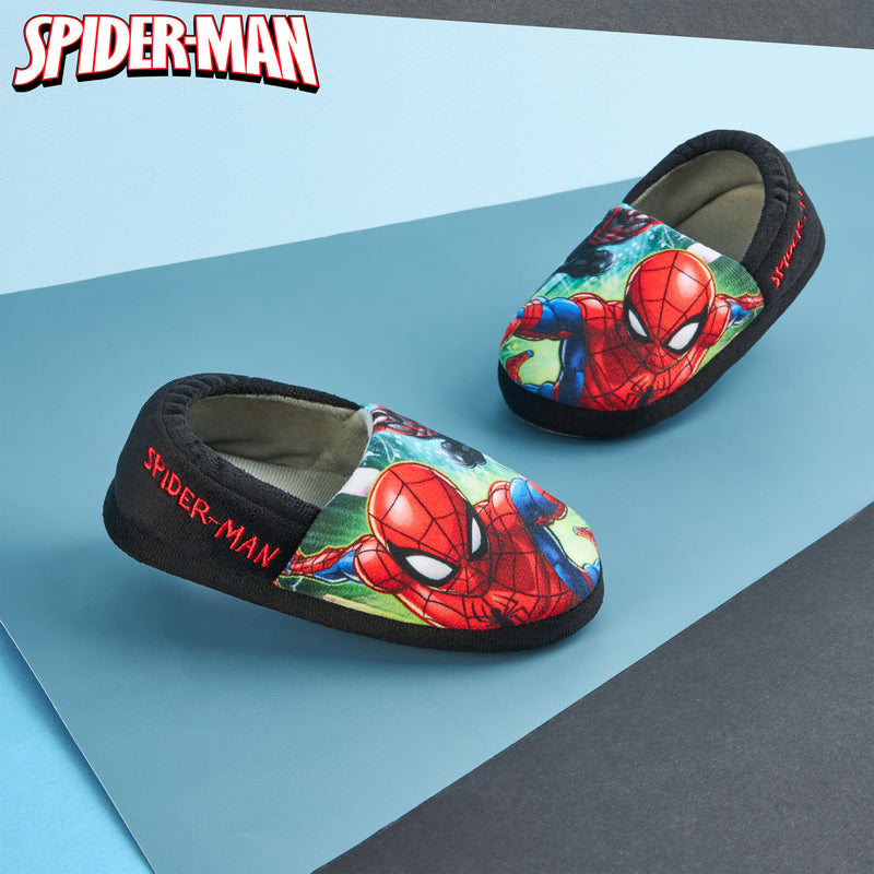 Marvel Spiderman Boys Slippers - Avengers Slippers for Boys - Get Trend