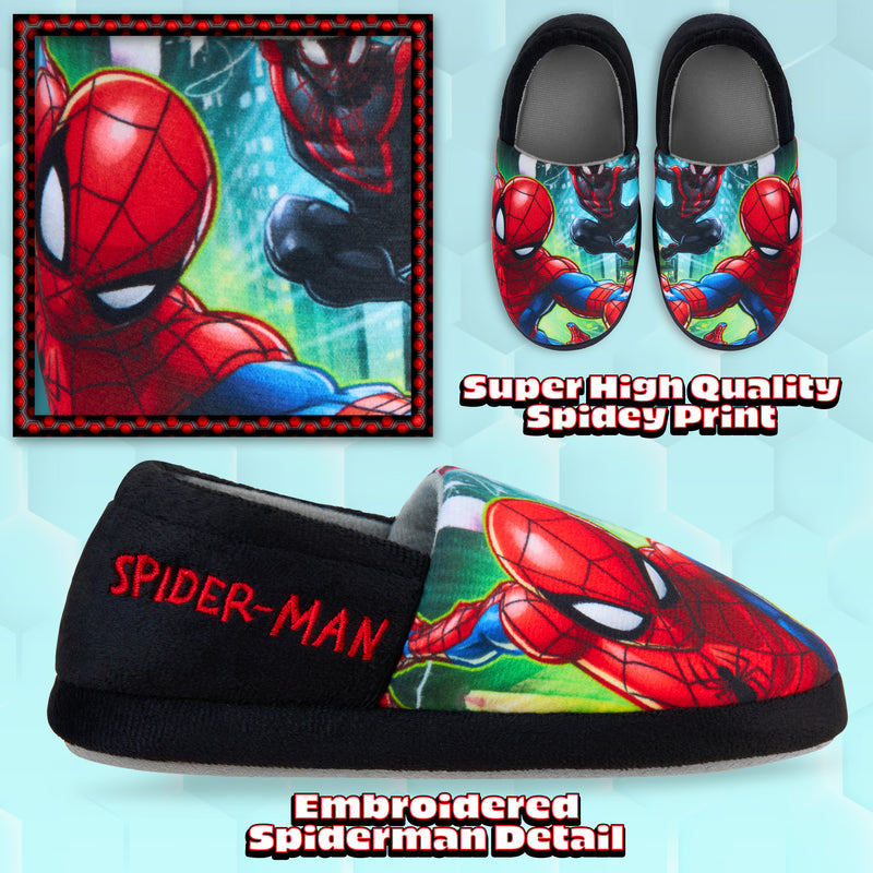 Marvel Spiderman Boys Slippers - Avengers Slippers for Boys - Get Trend