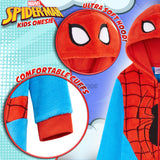 Marvel Onesies for Boys, Spiderman Onesie, Fleece Boys Pyjamas - Get Trend