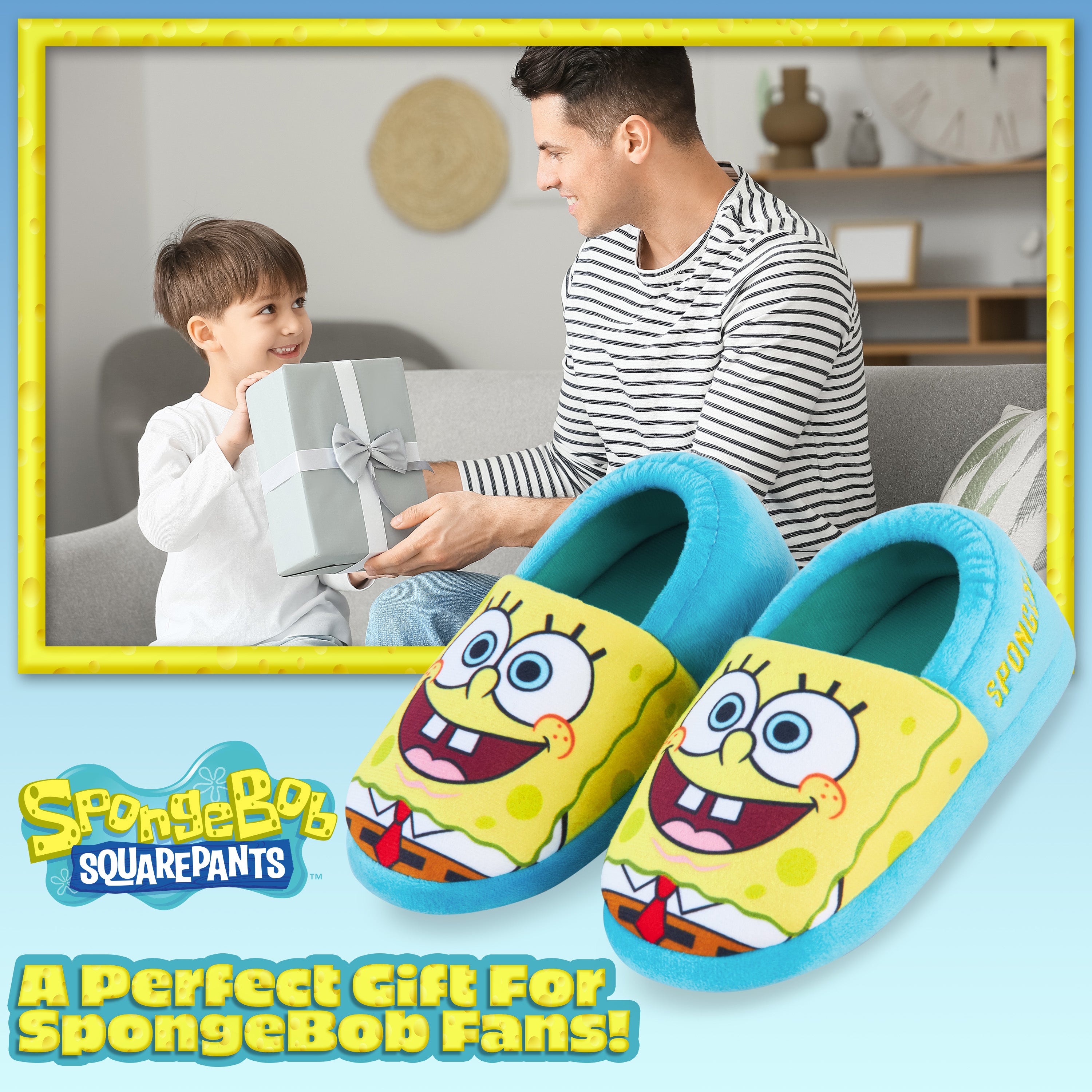 SpongeBob Squarepants Kids Slippers - SpongeBob Squarepants Kids Slippers - Get Trend