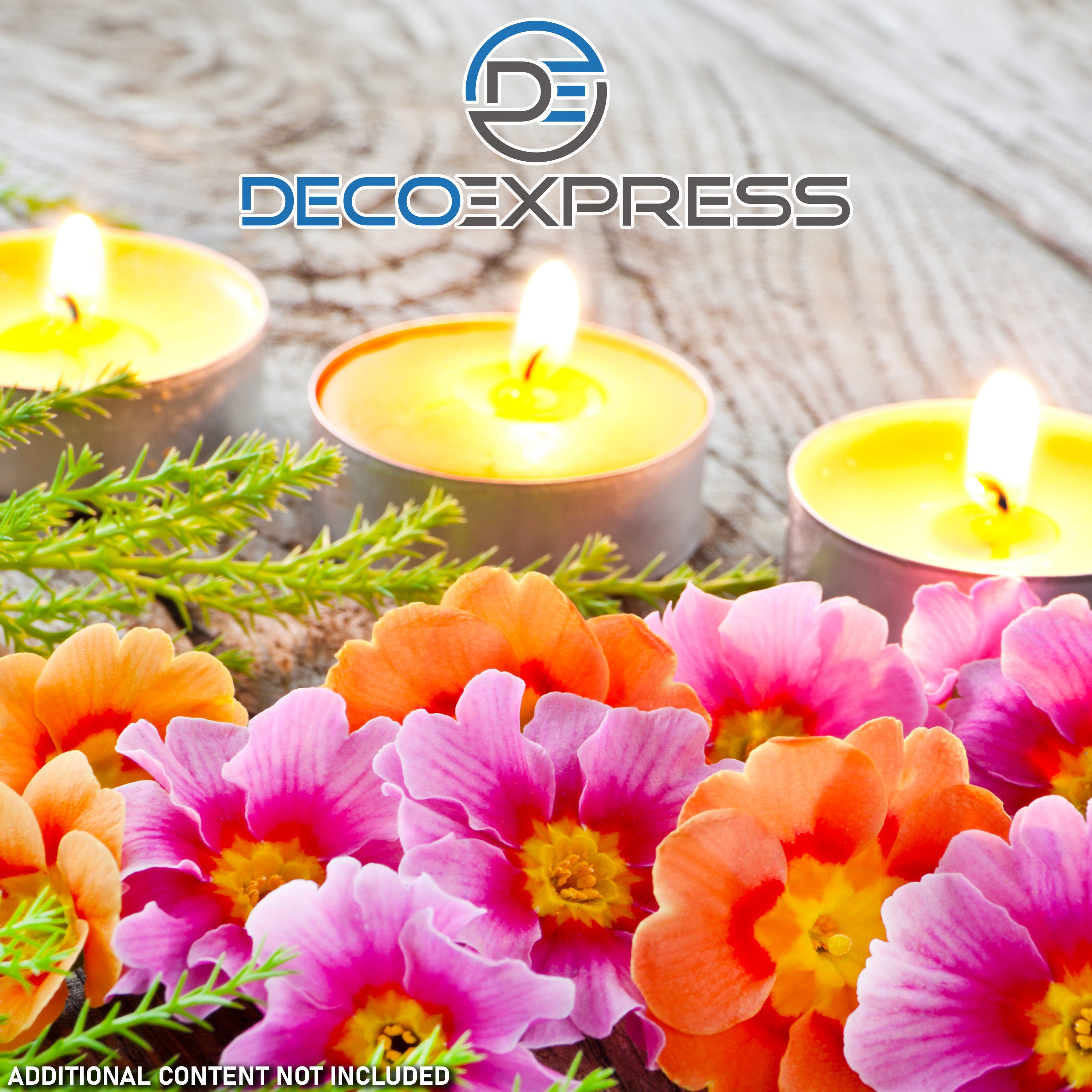 Deco Express Citronella Tealight Candles Multipack - Yellow 100/4 Hours - Get Trend