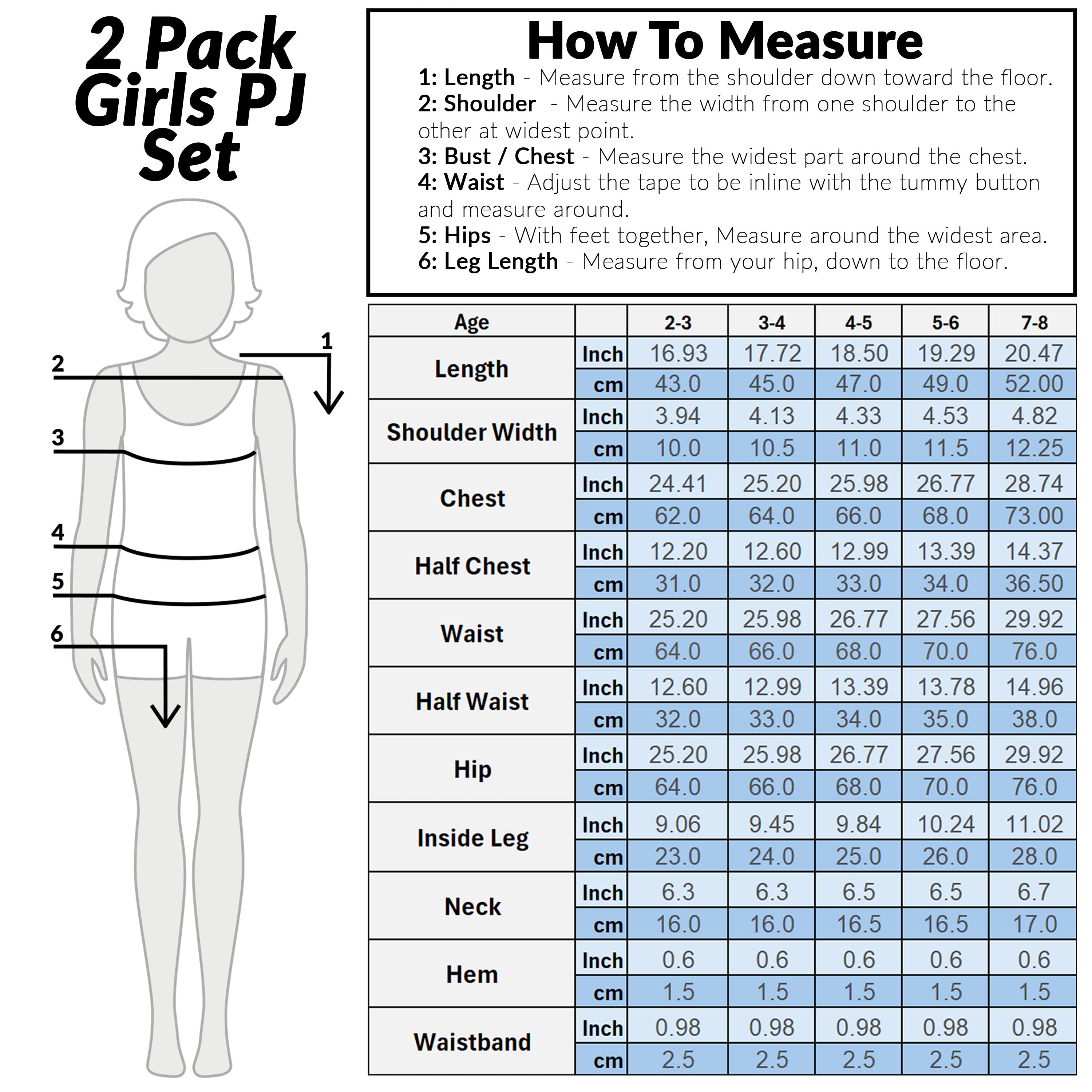 Get Trend PJs for Girls Pack of 2 Short Sleeve Pyjamas Set for Kids Teenagers Lounge Sets Nightwear Soft Comfy Sleepwear Gifts for Girls - Get Trend