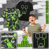 Get Trend Top Boys Teenagers T Shirts Pack of 3, 2 or 1 Soft Breathable Short Sleeve Casual Summer Gamer Tops Multipack Tees