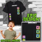 Get Trend Top Boys Teenagers T Shirts Pack of 3, 2 or 1 Soft Breathable Short Sleeve Casual Summer Gamer Tops Multipack Tees