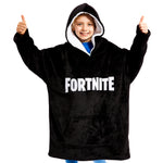 Fortnite Oversized Hoodie Blankets for Boys Fleece Extra Long Warm Wearable Hooded Poncho for Kids and Teens 14+, Gamers Gifts - Get Trend