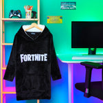 Fortnite Oversized Hoodie Blankets for Boys Fleece Extra Long Warm Wearable Hooded Poncho for Kids and Teens 14+, Gamers Gifts - Get Trend