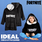 Fortnite Oversized Hoodie Blankets for Boys Fleece Extra Long Warm Wearable Hooded Poncho for Kids and Teens 14+, Gamers Gifts - Get Trend
