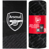 Arsenal F.C. Towel for Men Women Teens Boys 100% Cotton Quick Dry Football Crest Beach Bath Towel Swim Gym Holiday Shower Bath Supporters' Gear 137x69cm