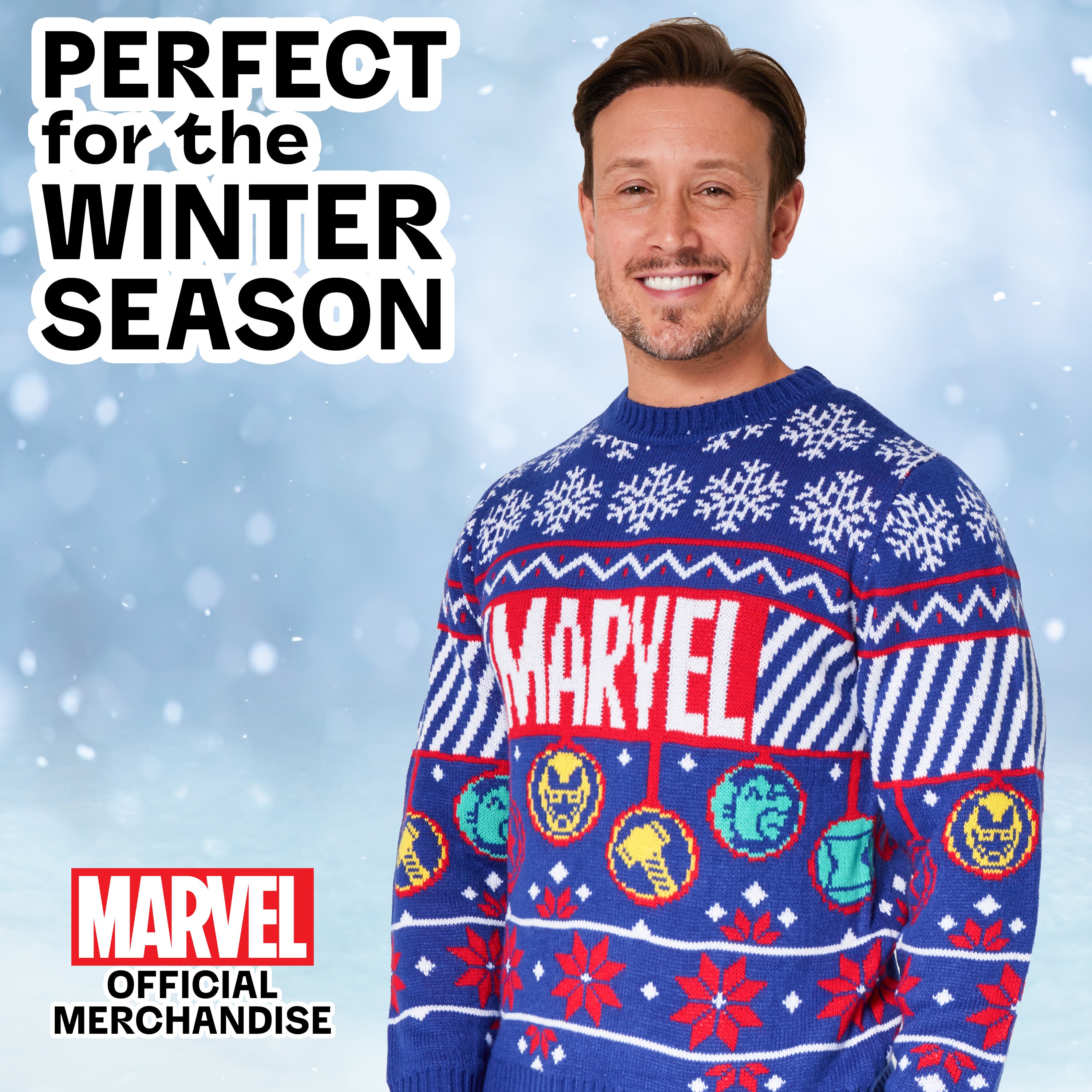 Marvel Christmas Jumper for Men & Teenagers - Get Trend