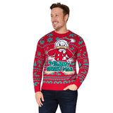 Disney Mens Christmas Jumper Crew Neck with Long Sleeves, Warm Cosy Xmas Jumper - Gifts for Men