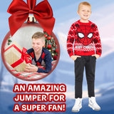 Marvel Christmas Jumper - Kids Festive Christmas Sweater - Get Trend