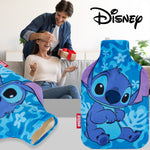 Disney Stitch Hot Water Bottle, Hot Water Bag with Soft Cover Hand Feet Warmer - Get Trend