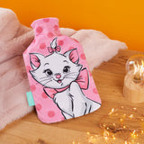 Disney Hot Water Bottle with Fleece Cover - Pink Marie - Get Trend