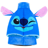 Disney Stitch Hot Water Bottle with Soft Cover - 1.8L Capacity - Stitch Gifts (Blue Plush Ears)