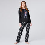 Wednesday Ladies Pyjamas Set - Black/Wednesday - Get Trend