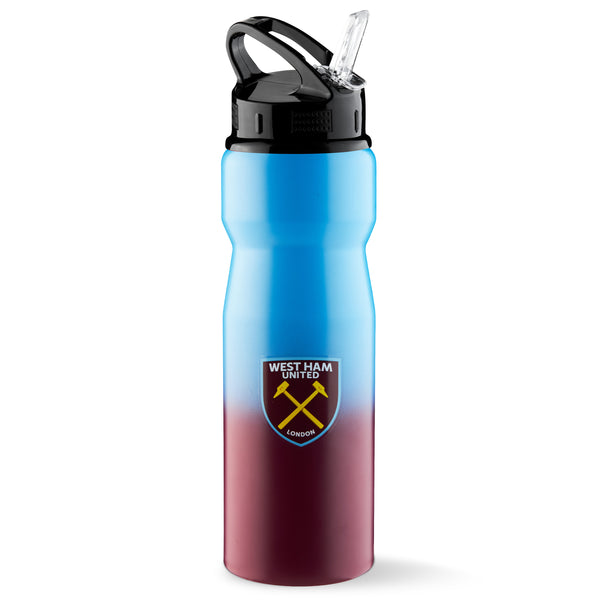 West Ham United F.C. Water Bottle with Straw