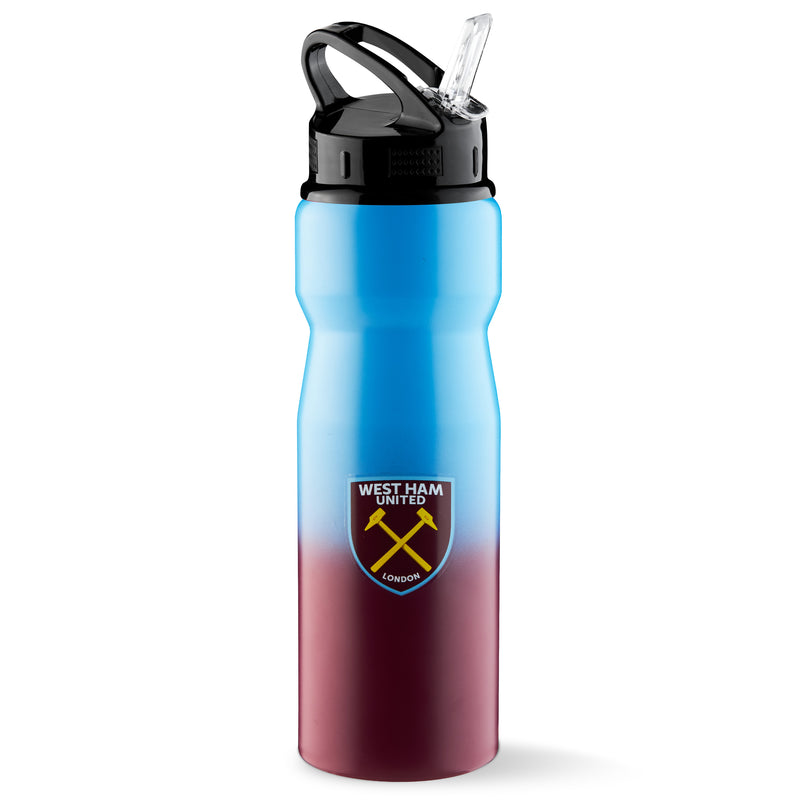 West Ham United F.C. Water Bottle with Straw - Get Trend