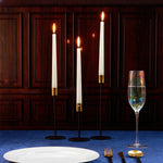 DECO EXPRESS Candles Set, Pack of 50 Classic Tapered Dinner Candles  (White, 50 Pack) - Get Trend