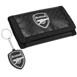 Arsenal F.C. Sports Fan Trifold Wallet Accessories Set with Card Slots & Coin Pocket