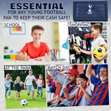 Tottenham Hotspur F.C. Sports Fan Trifold Wallet Accessories Set with Card Slots & Coin Pocket Supporters' Gear Football Gifts for Boys